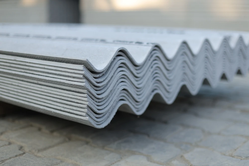 Asbestos corrugated sheet