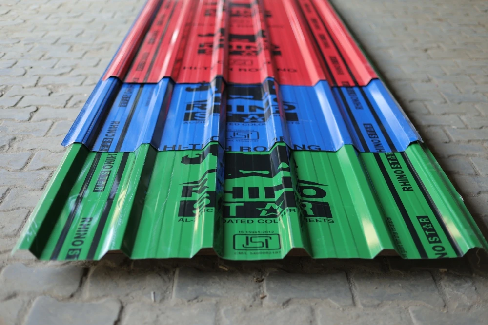 coloured roofing sheets