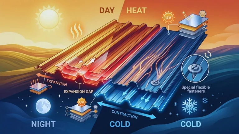 How Roofing Sheets Handle Thermal Expansion