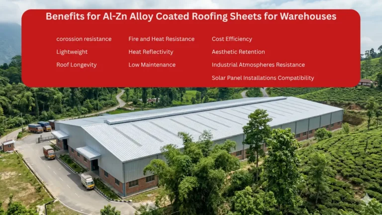 Benefits for Al-Zn Alloy Coated Roofing Sheets for Warehouses