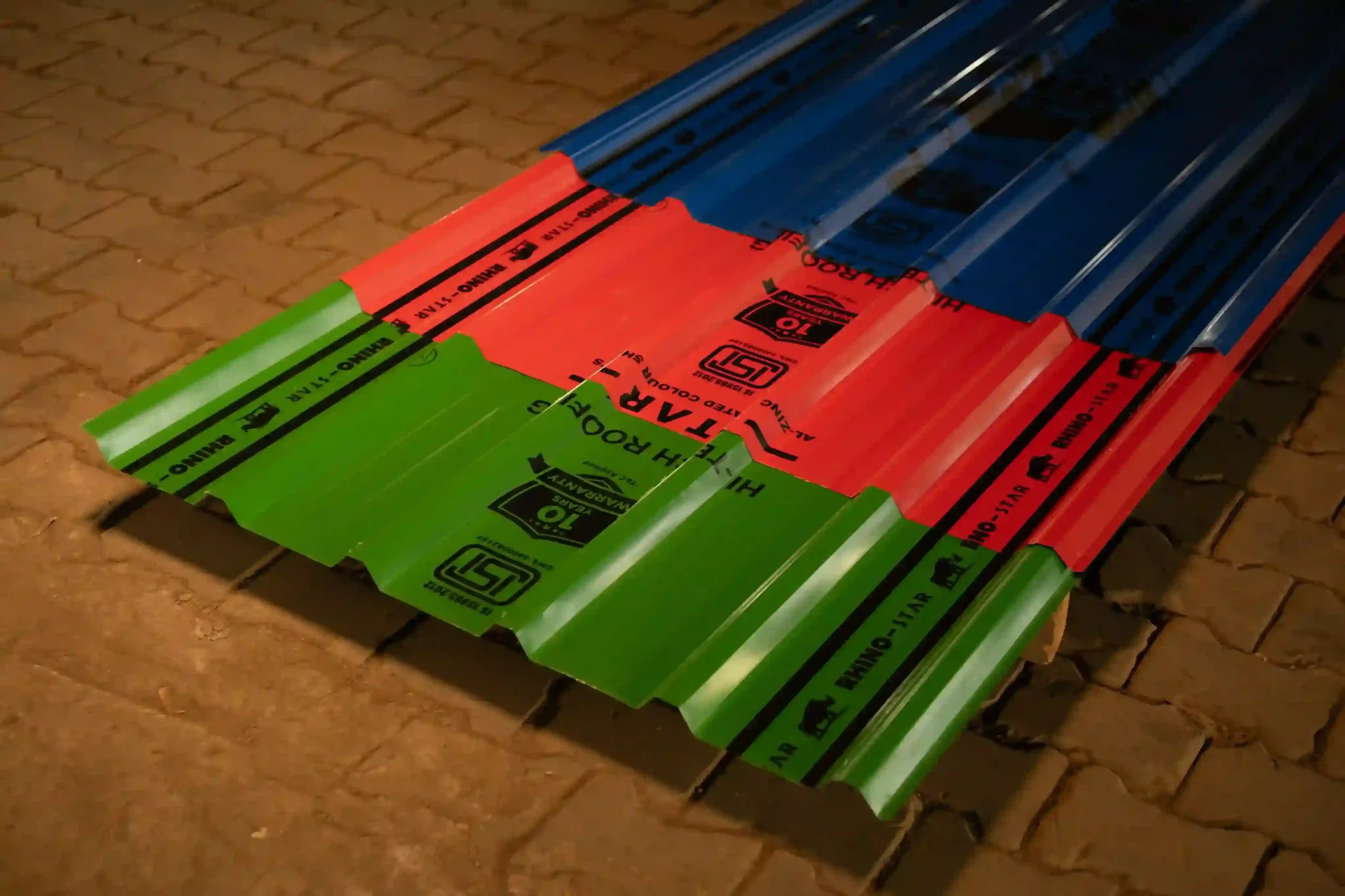 coloured roofing sheet