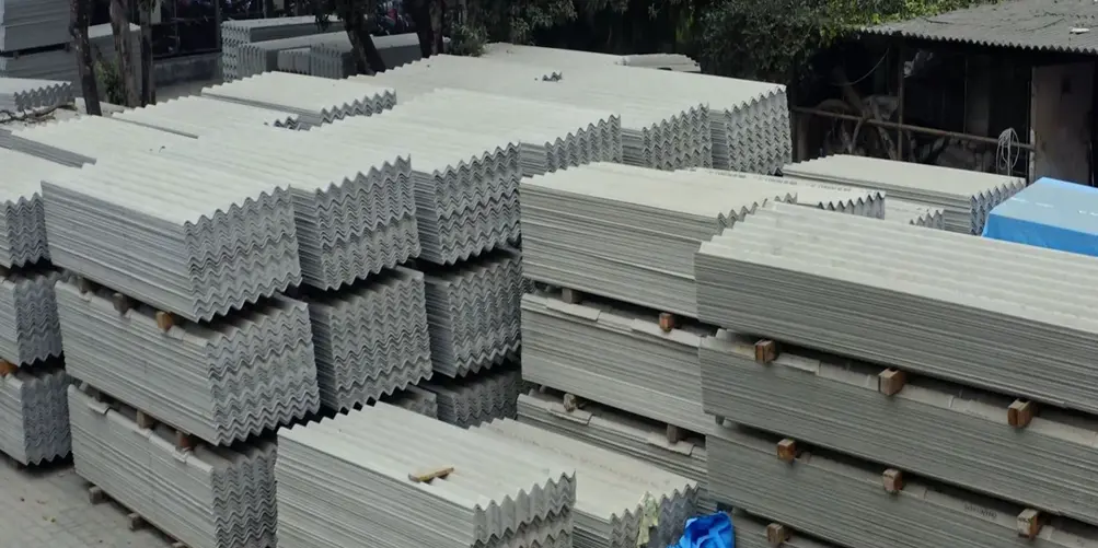 Asbestos cement sheet