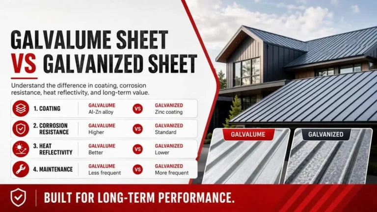 Galvalume Sheet vs Galvanized Sheet