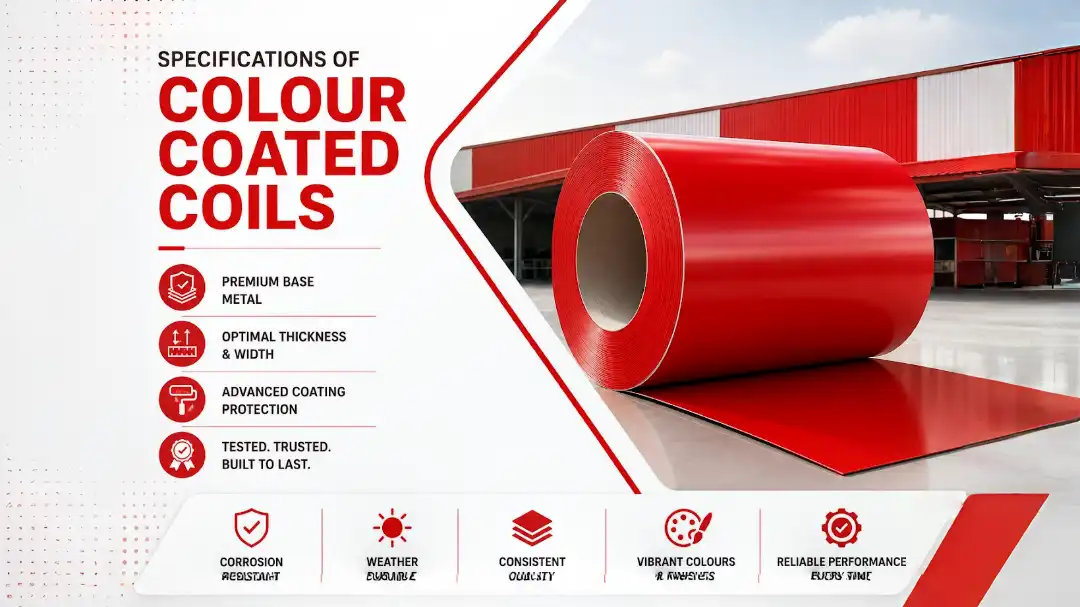 Colour Coated Coil: Key Specifications, Thickness, Width and Performance Standards