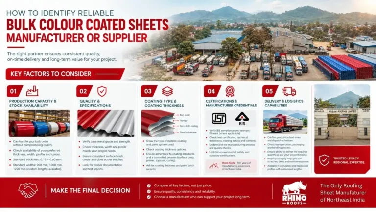 How to Identify Reliable Bulk Colour Coated Sheets Manufacturer or Supplier
